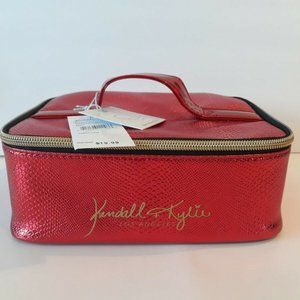 Kendall + Kylie Spacious Vanity Make up Case Red